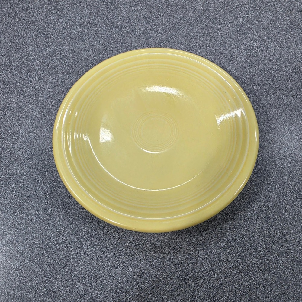 Fiesta Bread Butter Plate 6in Yellow Excellent Ceramic Rings USA